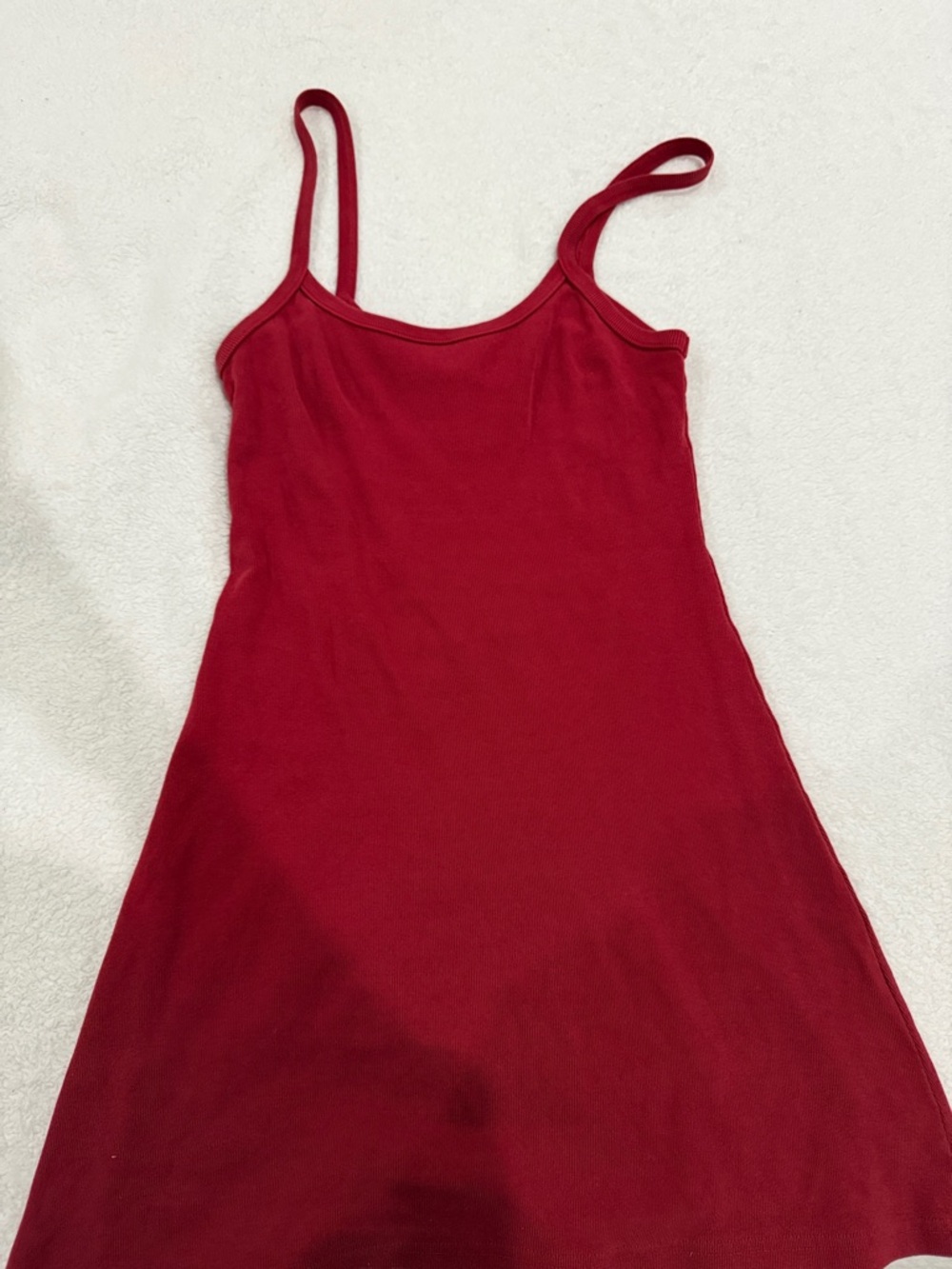 Los Angeles Apparel Red Mini Slip Dress